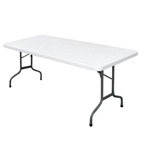 Bolero Wyprzedaż - Stół składany biały | 182,7x75x(H)74,5cm Bolero Wyprzedaż - Stół składany biały | 182,7x75x(H)74,5cm