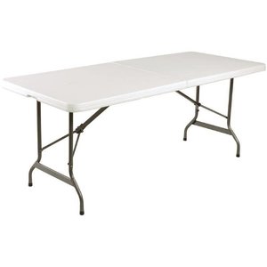 Bolero Wyprzedaż - Stół składany biały | 183x76,2x(H)73,5cm Bolero Wyprzedaż - Stół składany biały | 183x76,2x(H)73,5cm