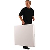 Bolero Rectangular Centre Folding Table 6ft White (Single)