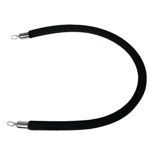 Bolero Sznur do słupka odgradzającego Ø32x1500 mm, czarny Bolero Sznur do słupka odgradzającego Ø32x1500 mm, czarny
