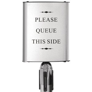 Bolero Barrier Post Sign Frame