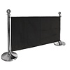 Bolero Canvas for Barrier Post 1430x700 mm, Black