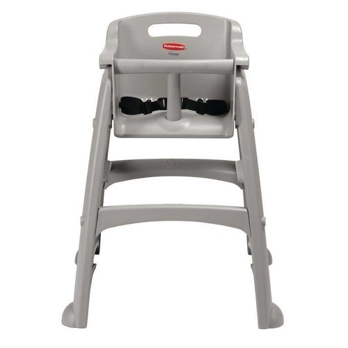 Rubbermaid Sturdy Stacking High Chair Platinum Rubbermaid Sturdy Stacking High Chair Platinum