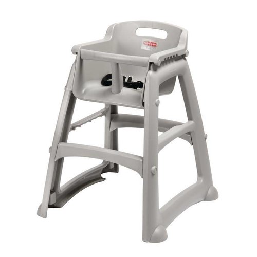 Rubbermaid Sturdy Stacking High Chair Platinum Rubbermaid Sturdy Stacking High Chair Platinum