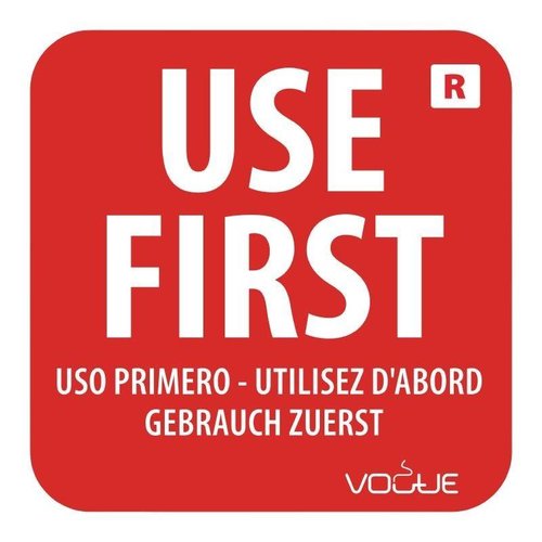 Vogue Naklejka "Use First" | 1000 szt. Vogue Naklejka "Use First" | 1000 szt.