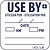 Vogue Removable Use By Labels (Pack of 1000)
