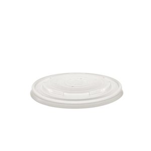 Vegware Compostable Hot Food Pot Flat Lids 350ml / 12oz and 455ml / 16oz (Pack of 500) Vegware Compostable Hot Food Pot Flat Lids 350ml / 12oz and 455ml / 16oz (Pack of 500)