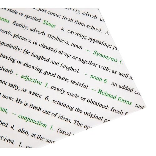 XXLselect Greaseproof Paper Sheets Fresh and Tasty Print 255 x 203mm (Pack of 500) XXLselect Greaseproof Paper Sheets Fresh and Tasty Print 255 x 203mm (Pack of 500)