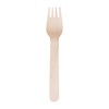 Fiesta Biodegradable Disposable Wooden Forks (Pack of 100) Fiesta Biodegradable Disposable Wooden Forks (Pack of 100)