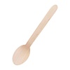 Fiesta Biodegradable Disposable Wooden Dessert Spoons (Pack of 100)