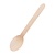 Fiesta Biodegradable Disposable Wooden Dessert Spoons (Pack of 100)