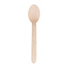 Fiesta Biodegradable Disposable Wooden Dessert Spoons (Pack of 100)