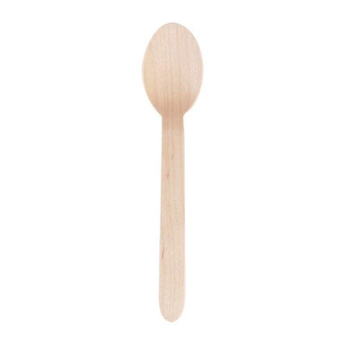 Fiesta Łyżka deserowa jednorazowa drewniana | 100 szt. | 17cm Fiesta Łyżka deserowa jednorazowa drewniana | 100 szt. | 17cm