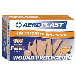 XXLselect Aeroplast Latex Free Assorted Plasters (Pack of 100) XXLselect Aeroplast Latex Free Assorted Plasters (Pack of 100)
