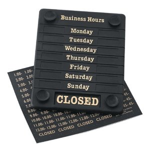 XXLselect Adjustable Opening Hours Display XXLselect Adjustable Opening Hours Display