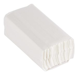 Jantex CFold White Hand Towels 2Ply 160 Sheets Pack of 15 Jantex CFold White Hand Towels 2Ply 160 Sheets Pack of 15