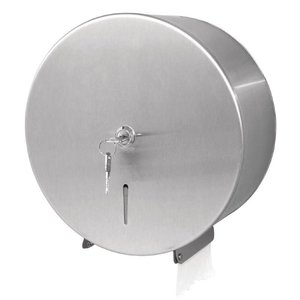 Jantex Stainless Steel Jumbo Roll Tissue Dispenser Jantex Stainless Steel Jumbo Roll Tissue Dispenser