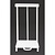 Jantex White Stainless Steel Free Standing Sack Holder, Lift Lid
