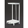 Jantex White Stainless Steel Free Standing Sack Holder, Lift Lid Jantex White Stainless Steel Free Standing Sack Holder, Lift Lid
