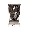 Jantex Stainless Steel Waste Bin, Lift Lid