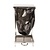 Jantex Stainless Steel Waste Bin, Lift Lid