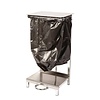 Jantex Stainless Steel Waste Bin, Lift Lid