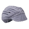 Whites Chefs Clothing Polycotton Baseball Cap, White-Blue in Houndstooth