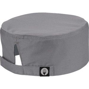 Chef Works Beanie z oddychającej tkaniny twill, szare Chef Works Beanie z oddychającej tkaniny twill, szare