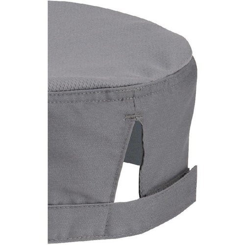 Chef Works Beanie z oddychającej tkaniny twill, szare Chef Works Beanie z oddychającej tkaniny twill, szare