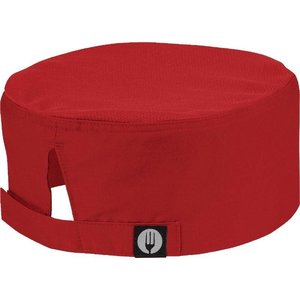 Chef Works Twill Textile Beanie, Red, Cool Vent Chef Works Twill Textile Beanie, Red, Cool Vent
