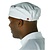 Chef Works Twill Textile Beanie, White, Total Vent