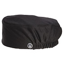 Chef Works Twill Textile Beanie, Black, Total Vent