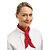 Whites Chefs Clothing Apaszka czerwona | 63,5x(H)91,4cm