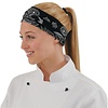 Buff Polycotton Headwear Cashmere in Black Pattern
