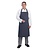 Whites Chefs Clothing Whites Butchers Apron Stripe Blue