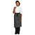 Whites Chefs Clothing Whites Butchers  Waist Apron Black and White Stripe