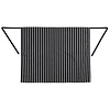 Whites Chefs Clothing Whites Butchers  Waist Apron Black and White Stripe