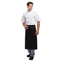 Whites Chefs Clothing Whites Regular Waist Apron Black