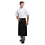 Whites Chefs Clothing Whites Regular Waist Apron Black