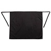 Whites Chefs Clothing Whites Regular Waist Apron Black