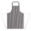 Whites Chefs Clothing Fartuch czarno-biały | 97x72cm