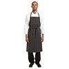 Chef Works Fartuch w paski | 99x94cm | czarno-biała