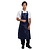Whites Chefs Clothing Whites Light Duty Waterproof Bib Apron Blue