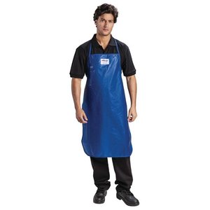 Burnguard Nylon QuicKlean Bib Apron Blue Burnguard Nylon QuicKlean Bib Apron Blue