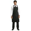 Whites Chefs Clothing Wyprzedaż - Fartuch długi czarny | 96,5x71,1cm