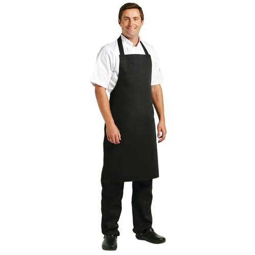 Whites Chefs Clothing Fartuch długi czarny | 96,5x71,1cm Whites Chefs Clothing Fartuch długi czarny | 96,5x71,1cm
