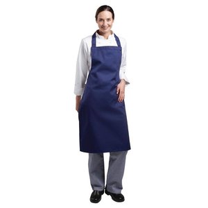 Whites Chefs Clothing Whites Bib Apron  Royal Blue