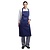 Whites Chefs Clothing Fartuch długi niebieski | 97x71cm