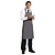 Whites Chefs Clothing Whites Polycotton Bib Apron Charcoal
