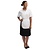 Whites Chefs Clothing Whites Waitress Apron  With Trim